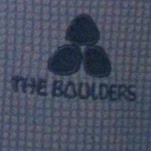 Straight Down Mens L/S "The Boulders" Resort & Spa Fleece Golf Sweater NWOT - M